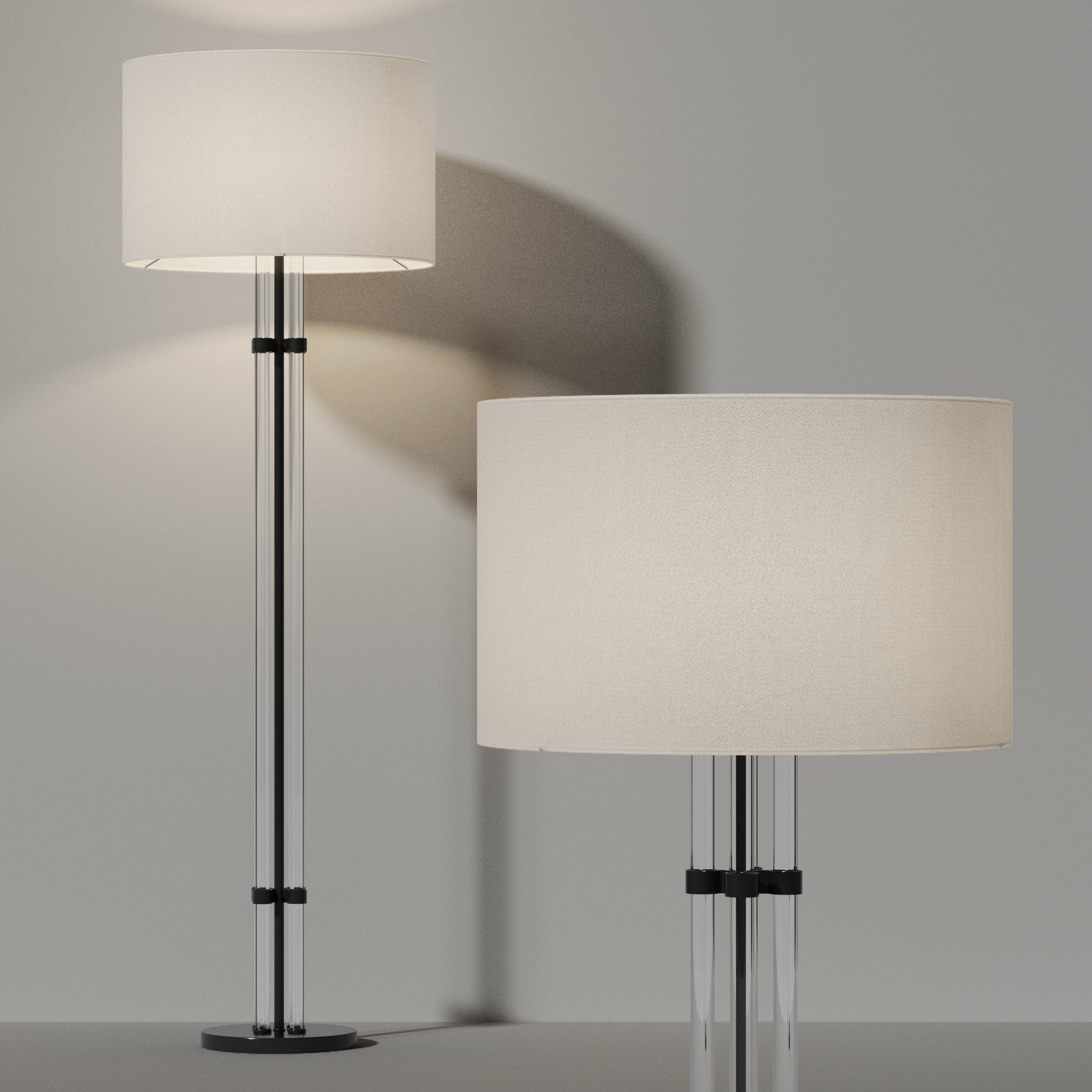 Floor lamp Dantone Home Hugo 3D model_5
