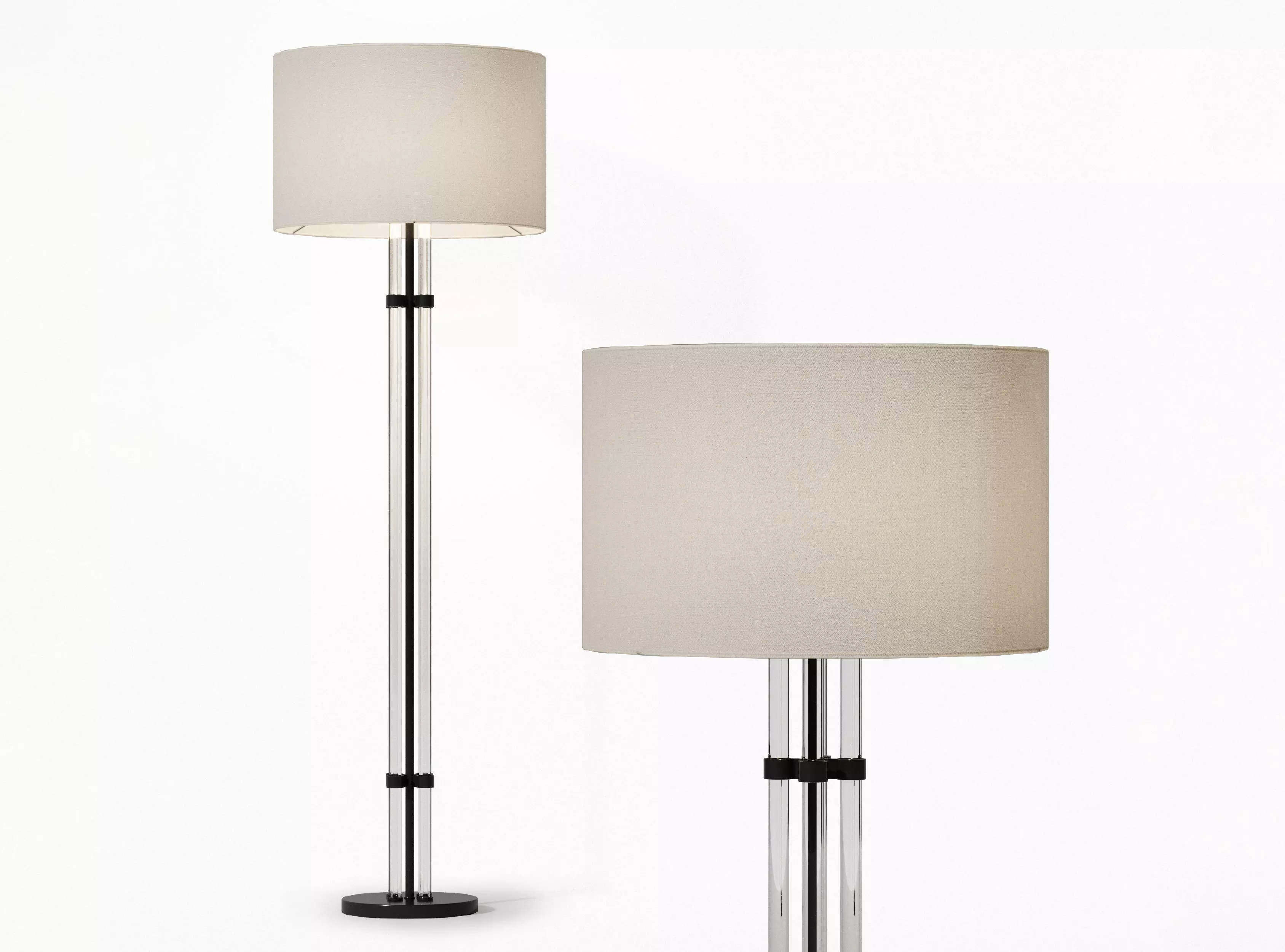 Floor lamp Dantone Home Hugo 3D model_0
