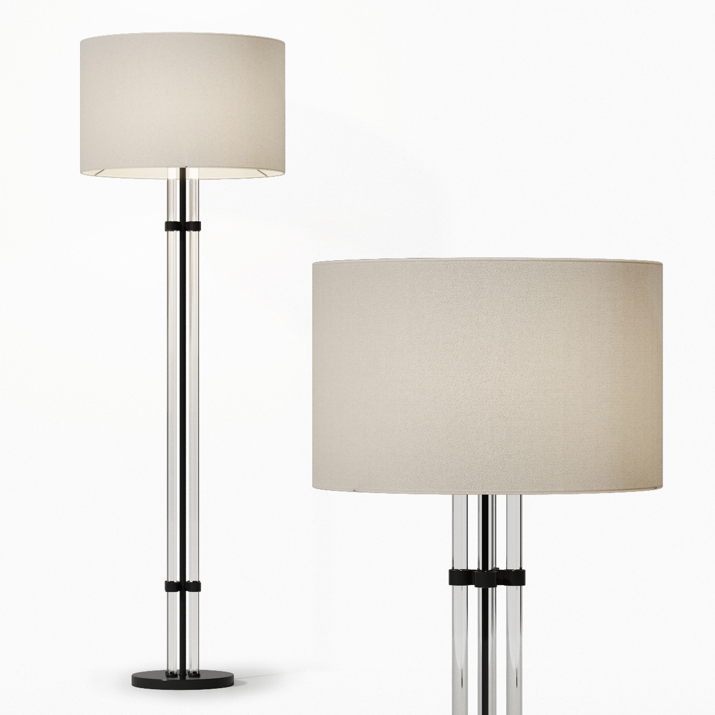 Floor lamp Dantone Home Hugo 3D model_1
