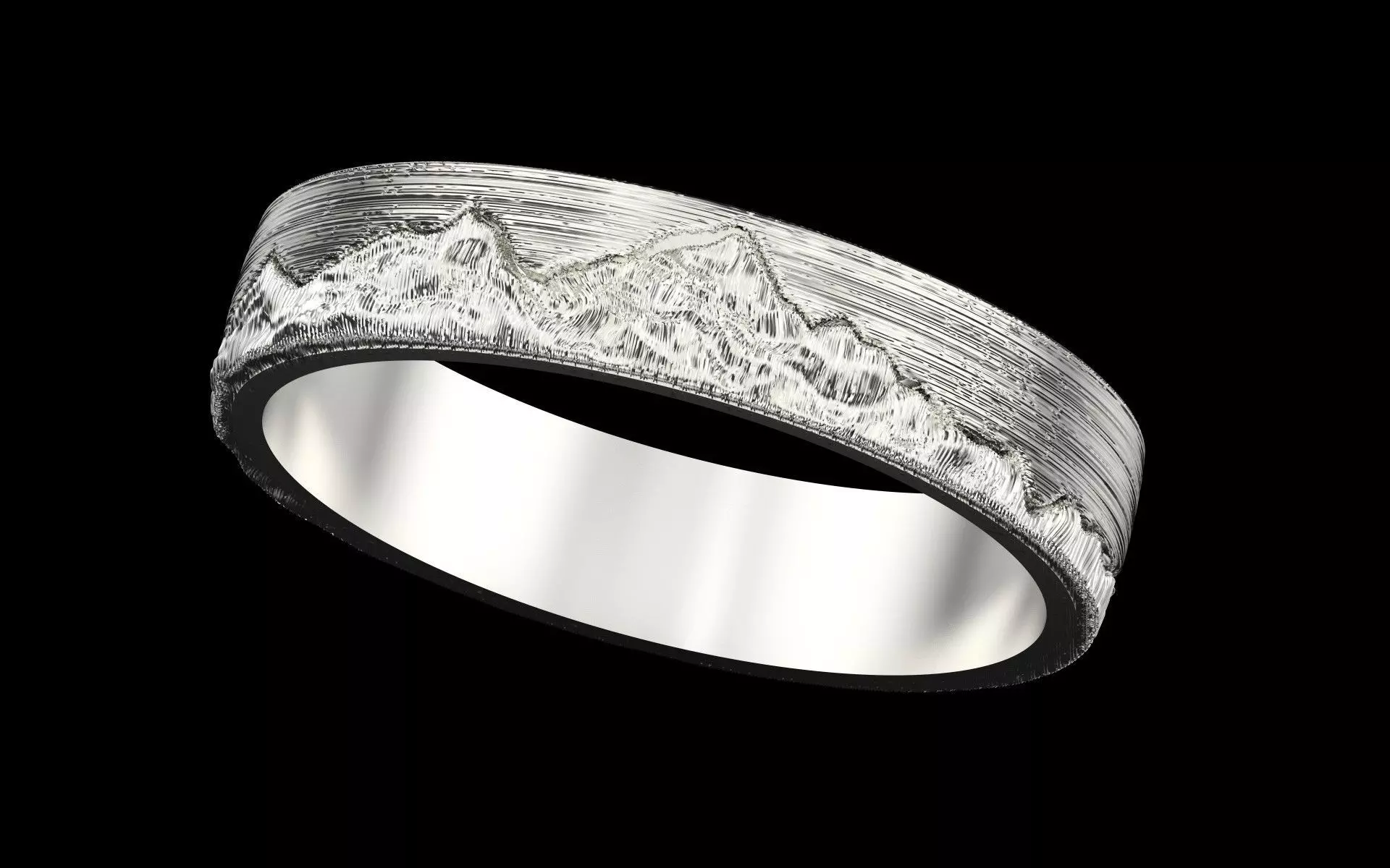 Everest Ring 3D print model_0