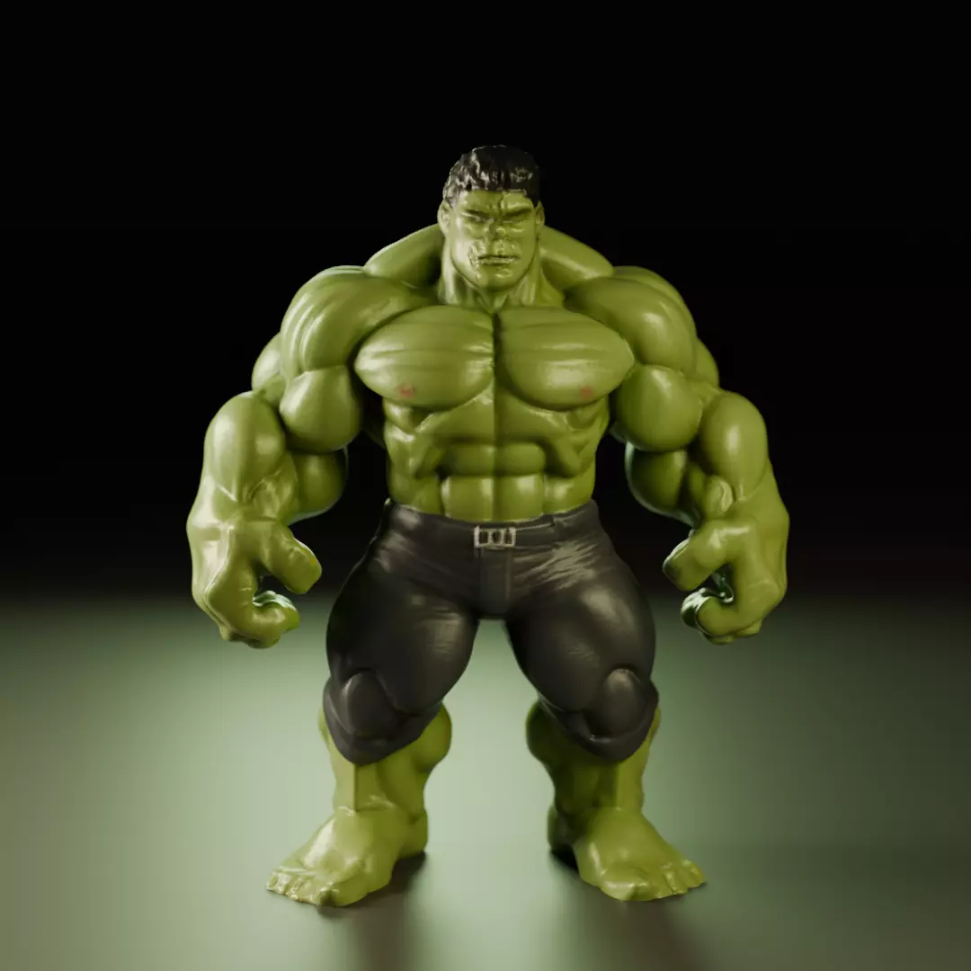 incredible Hulk 3D print model_0