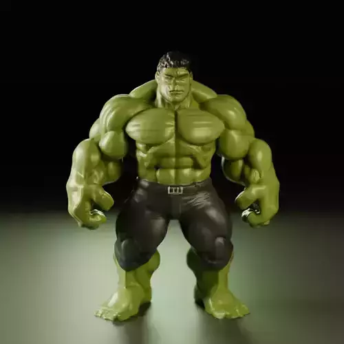 incredible Hulk 3D print model