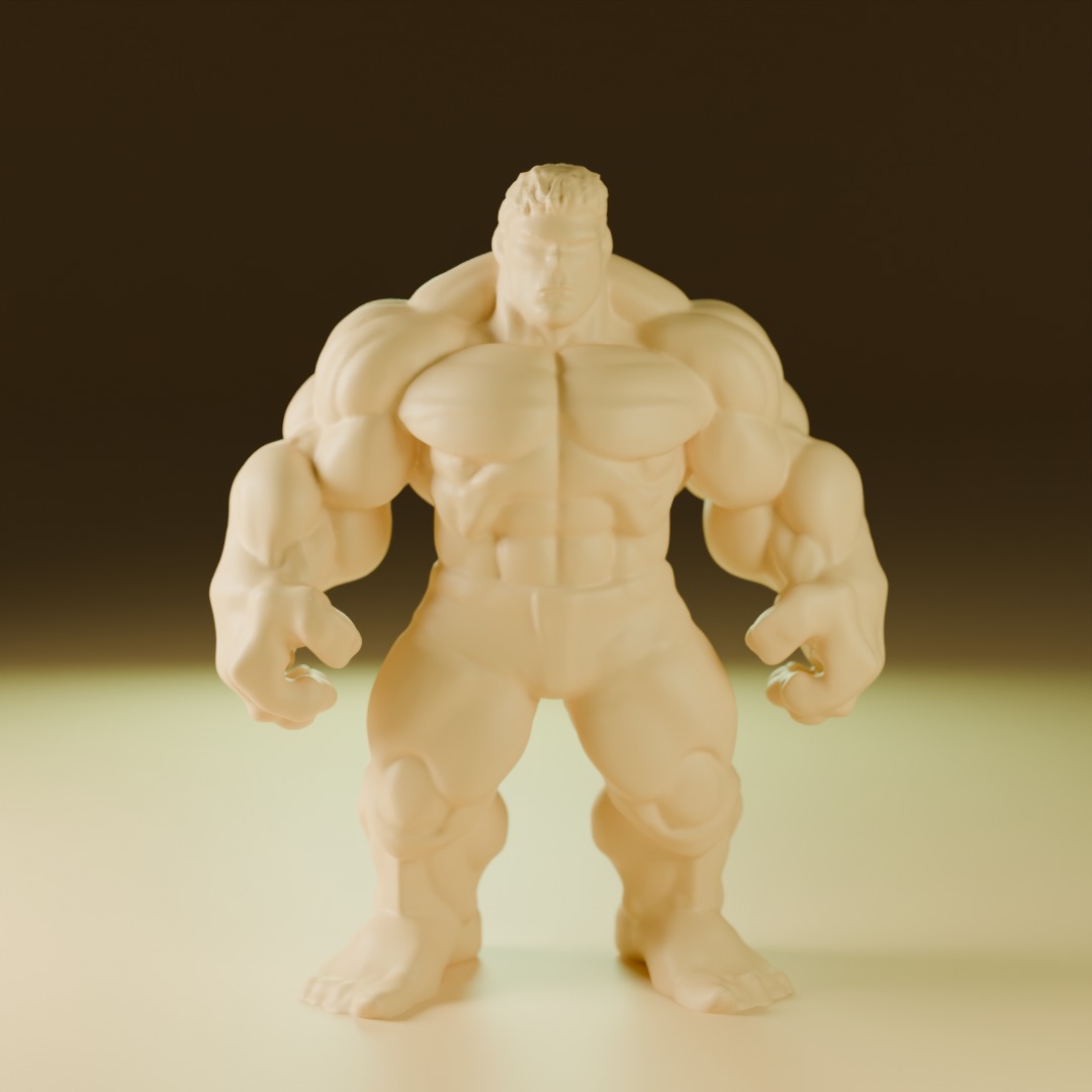 incredible Hulk 3D print model_1