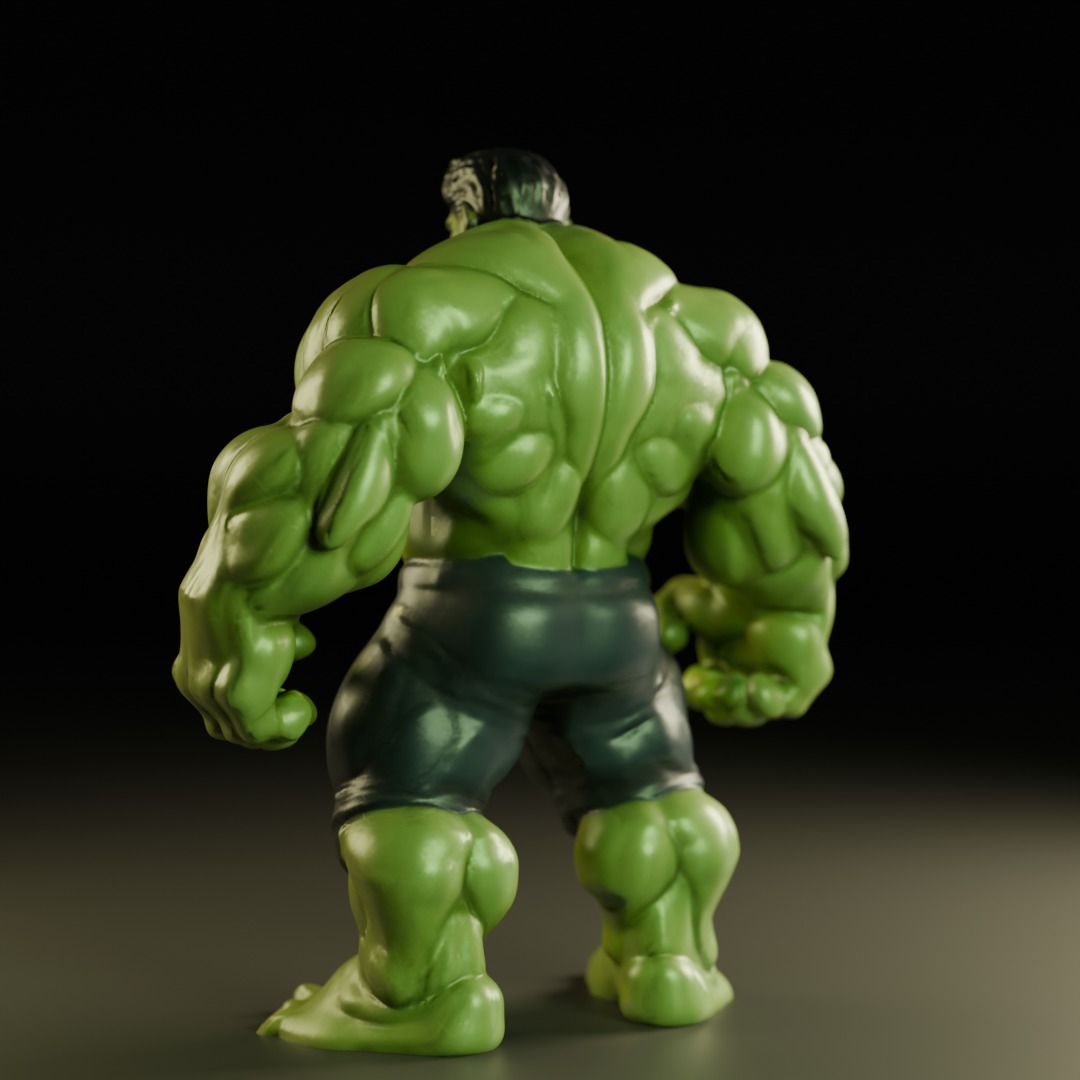 incredible Hulk 3D print model_4