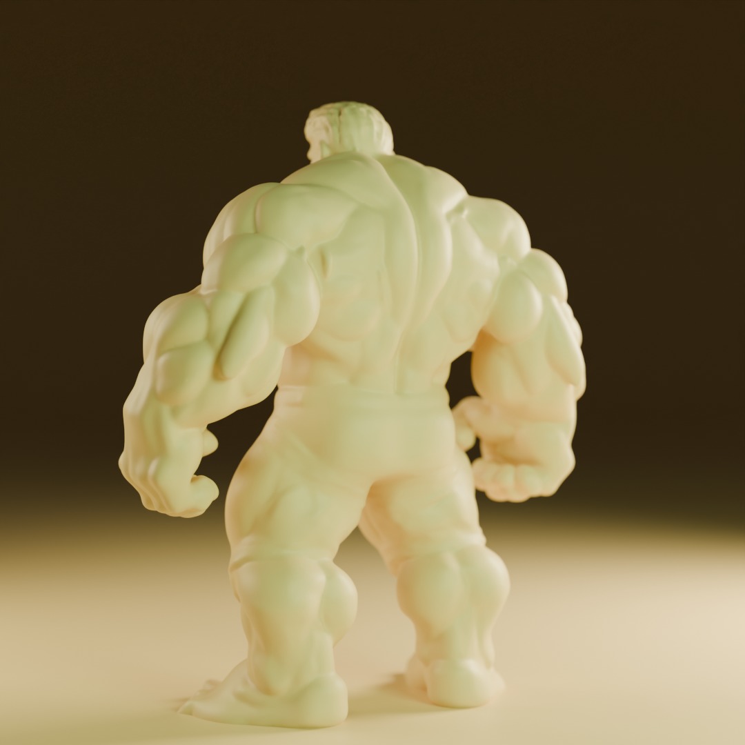 incredible Hulk 3D print model_5