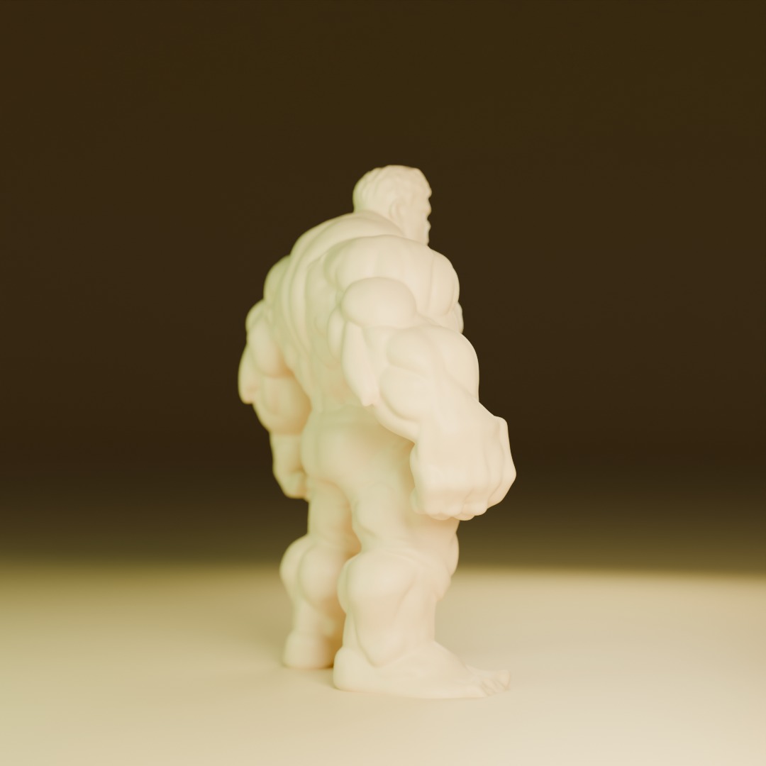 incredible Hulk 3D print model_3
