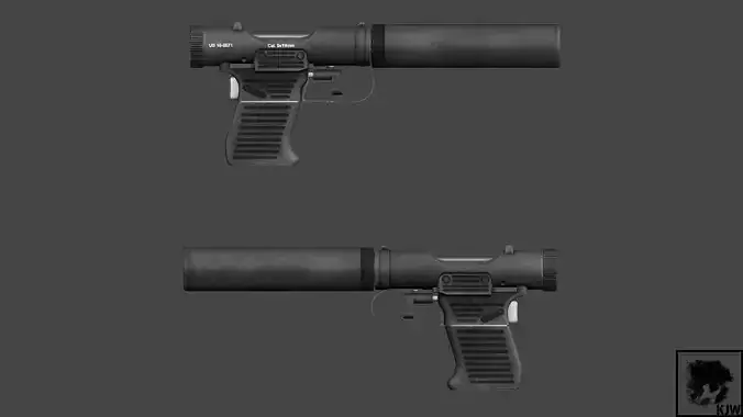 Brugger and Thomet VP9  Low-poly 3D model