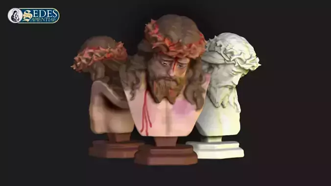 Ecce Homo Christ Bust Catholic Art 