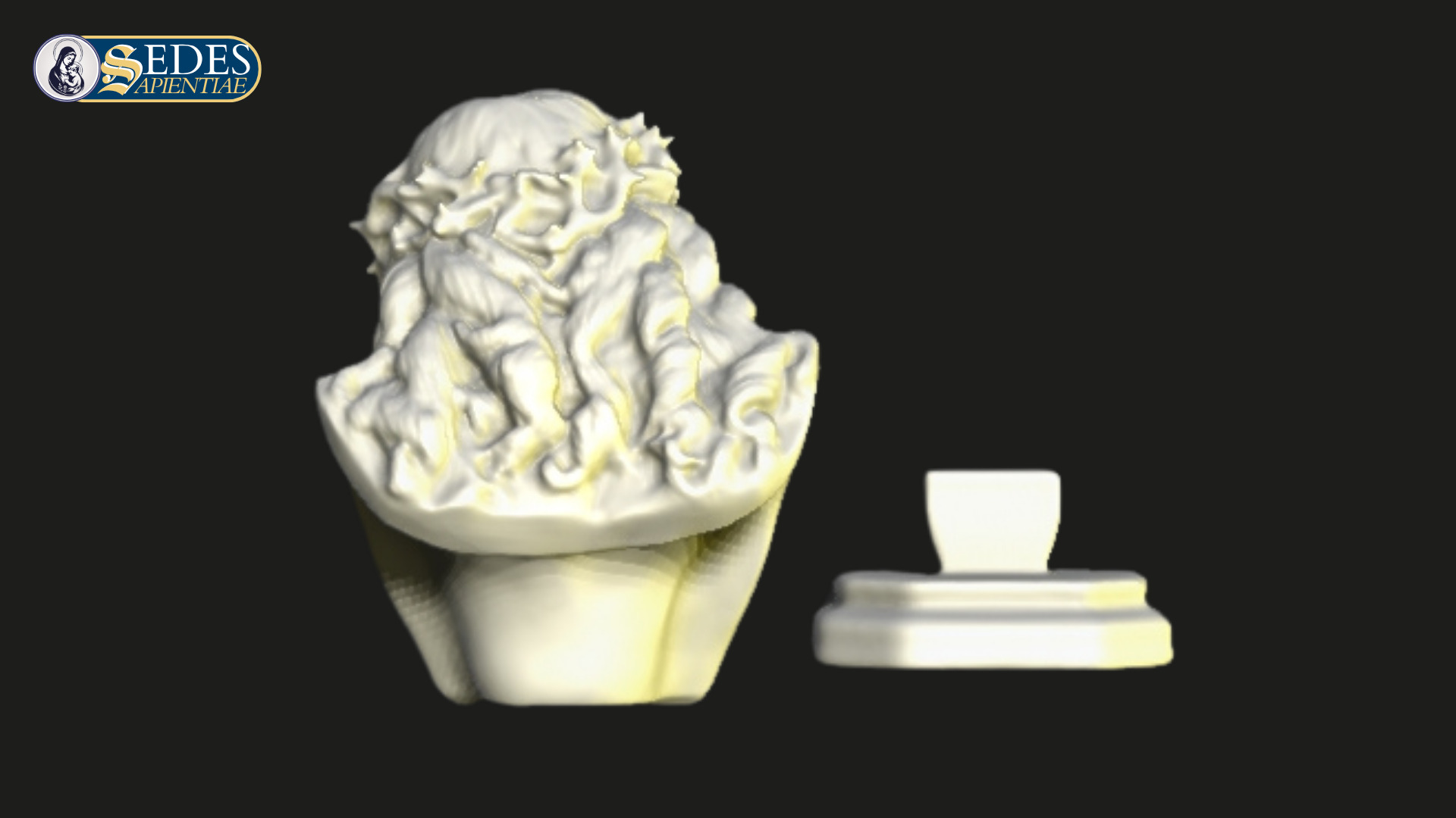 Ecce Homo Christ Bust Catholic Art  3D print model_4