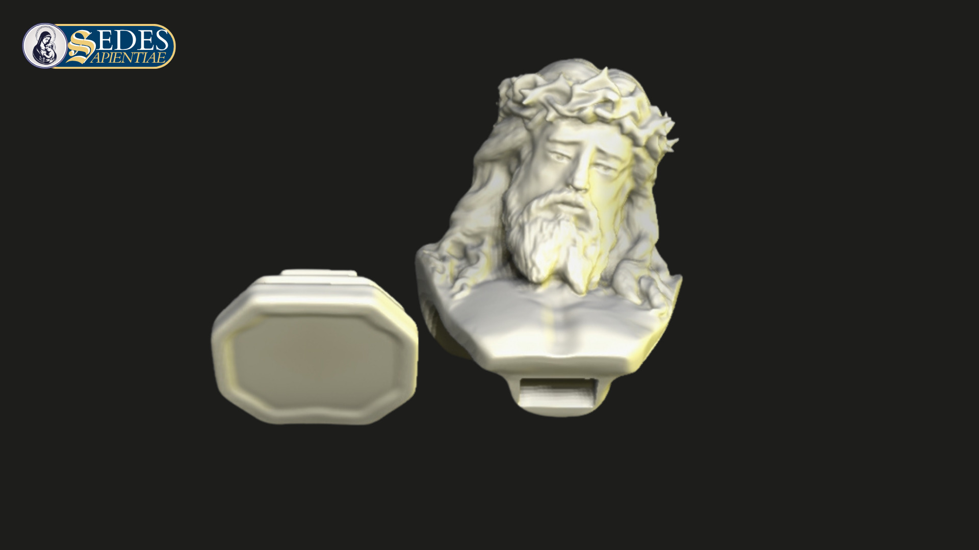 Ecce Homo Christ Bust Catholic Art  3D print model_6