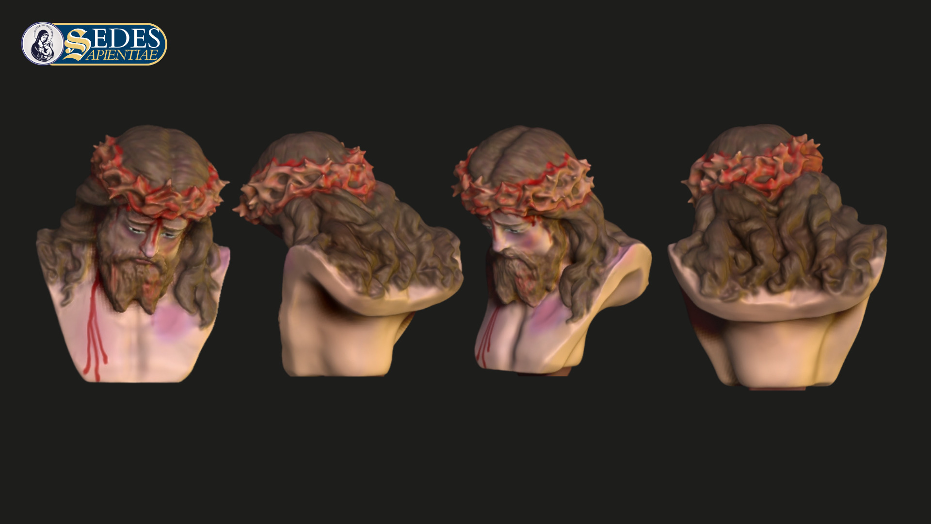 Ecce Homo Christ Bust Catholic Art  3D print model_5