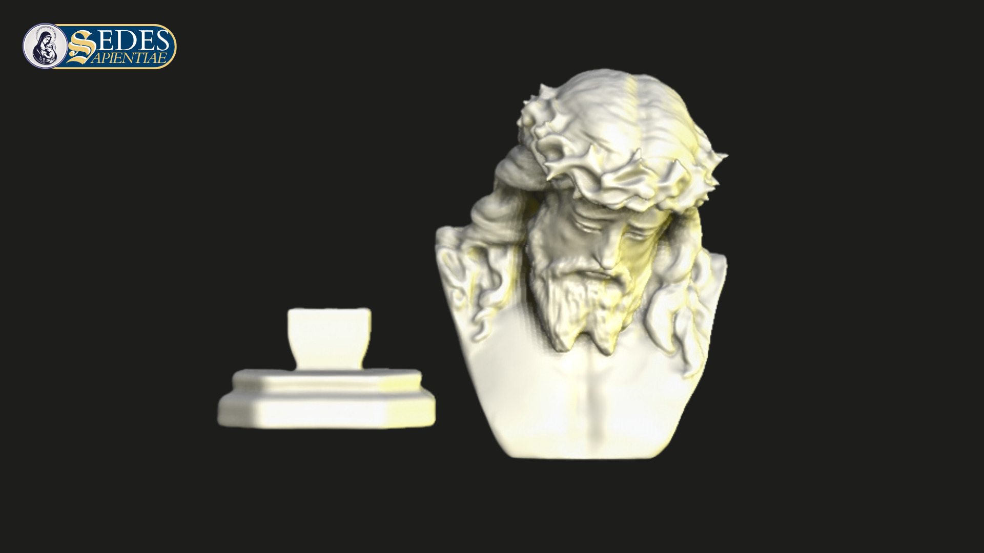Ecce Homo Christ Bust Catholic Art  3D print model_3