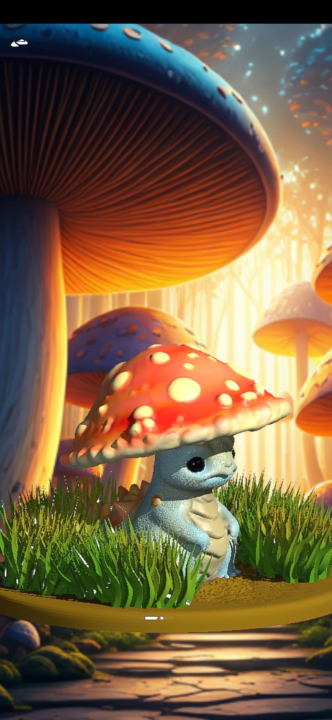 Mushroom dragon 3D print model_6