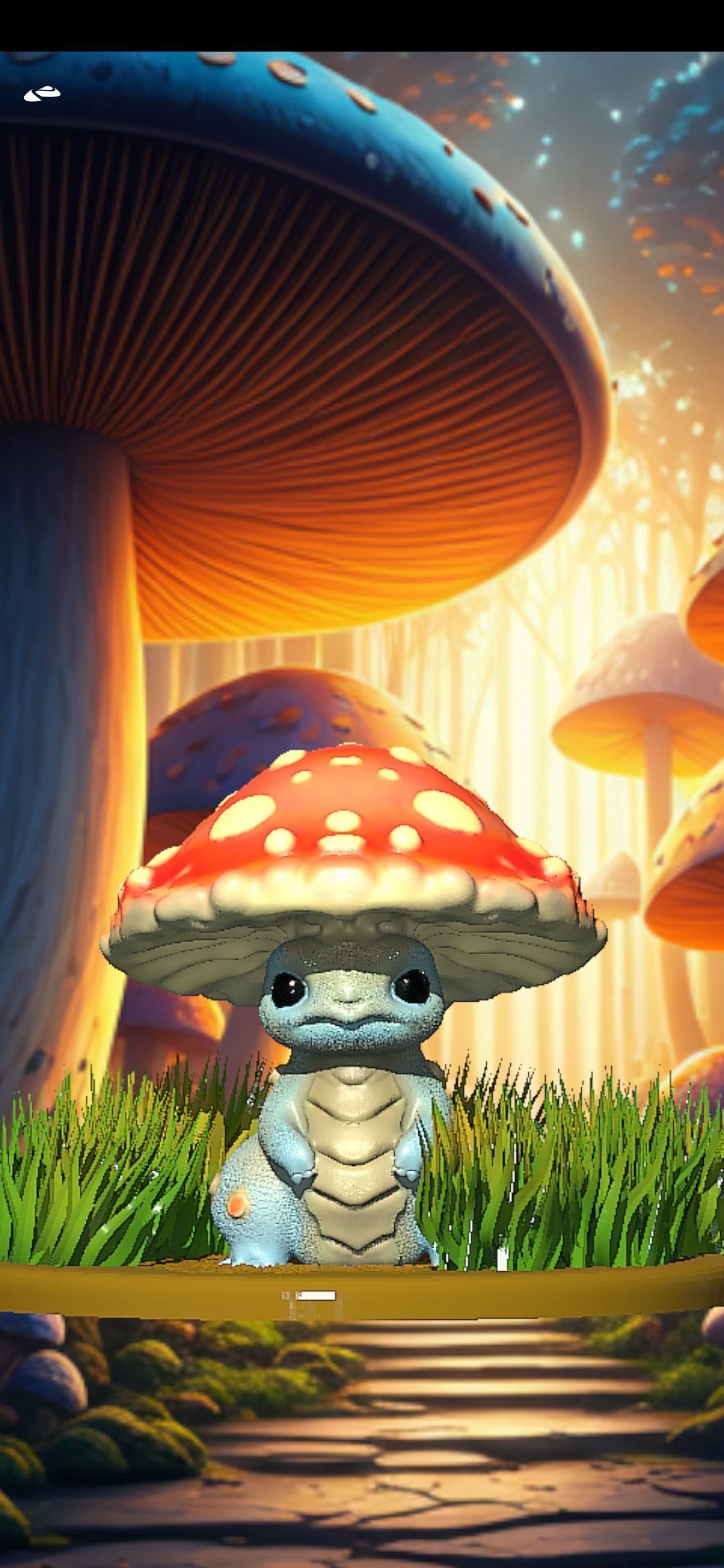 Mushroom dragon 3D print model_5