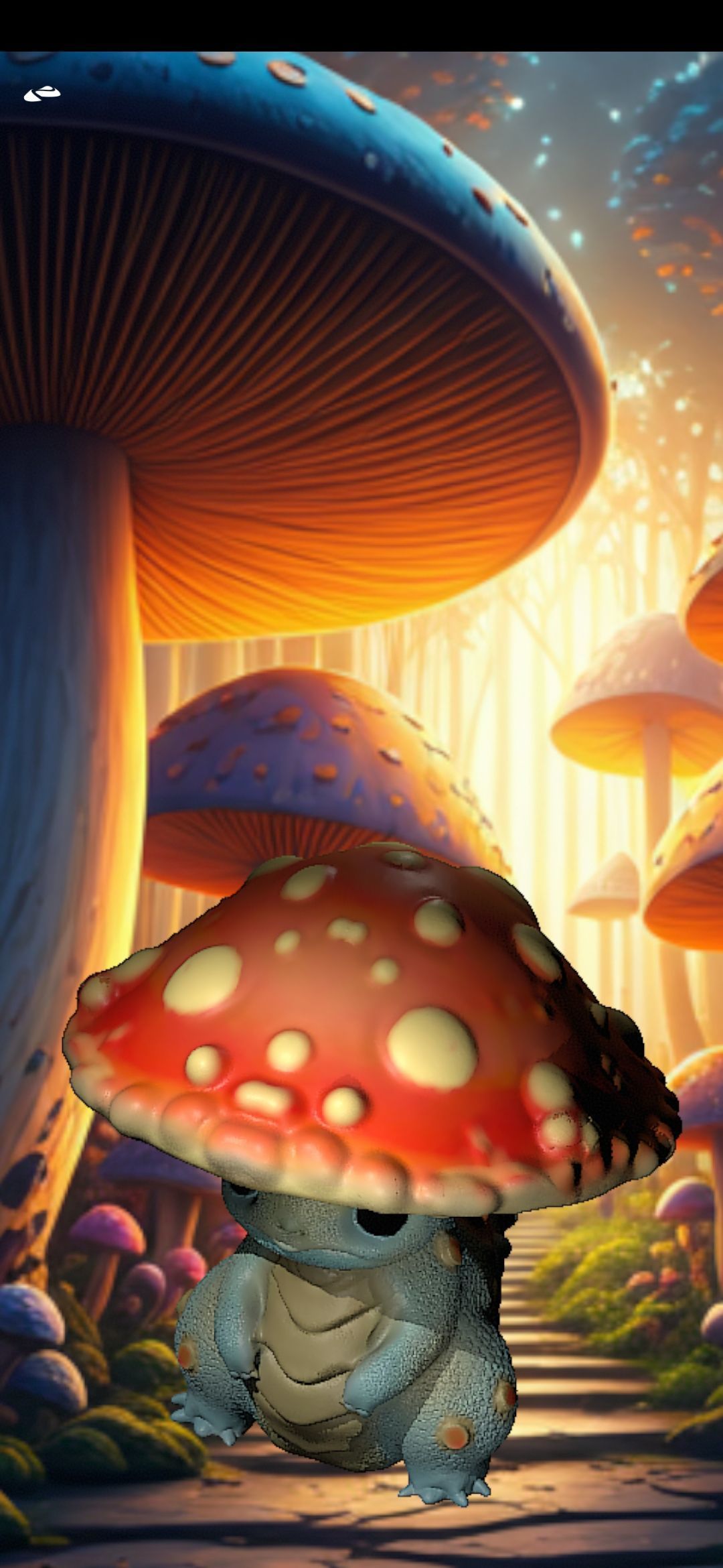 Mushroom dragon 3D print model_3