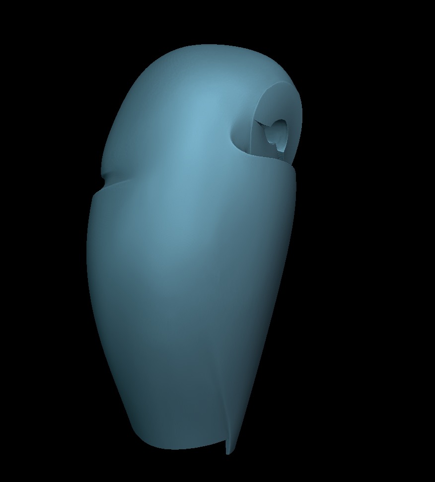 Wisdom Sentinel The Watchful Owl of Faith 3D print model_4