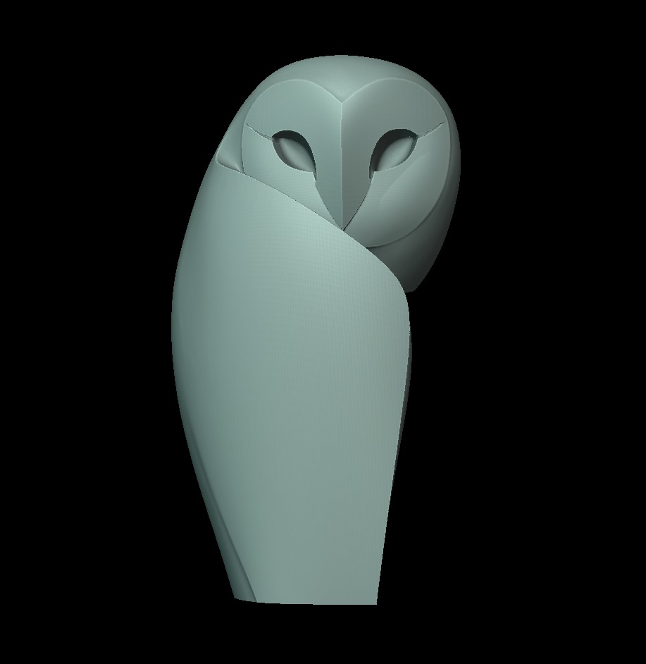 Wisdom Sentinel The Watchful Owl of Faith 3D print model_9