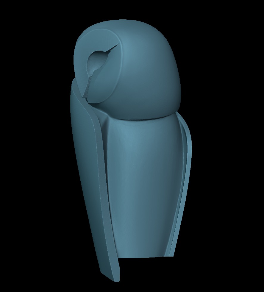 Wisdom Sentinel The Watchful Owl of Faith 3D print model_3