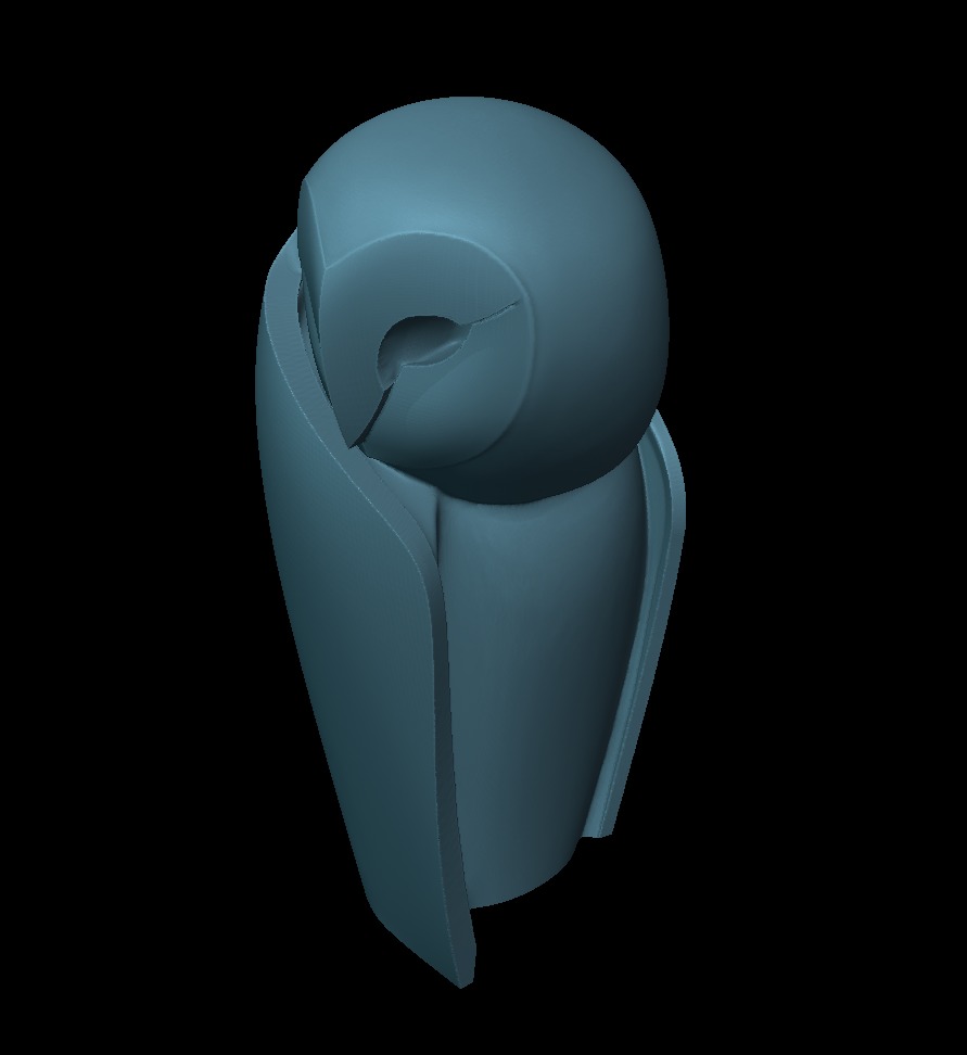 Wisdom Sentinel The Watchful Owl of Faith 3D print model_6