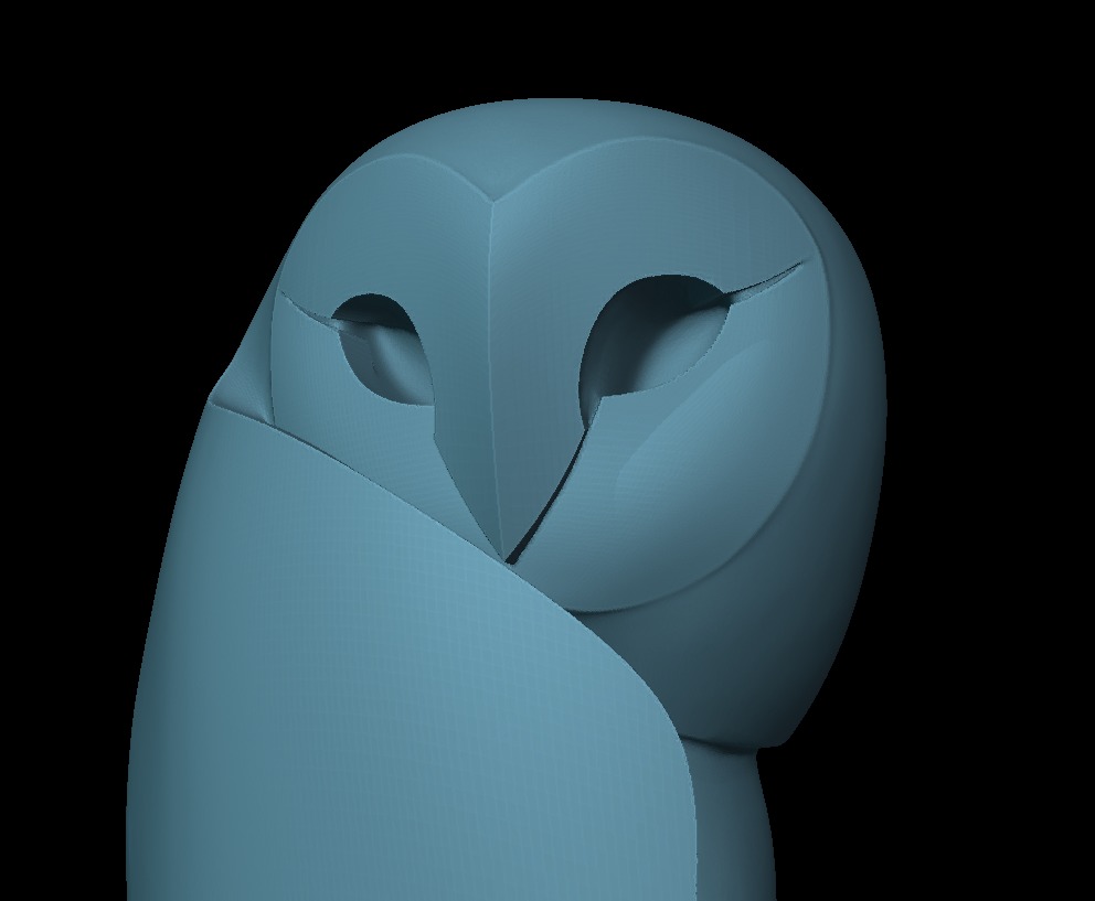 Wisdom Sentinel The Watchful Owl of Faith 3D print model_2