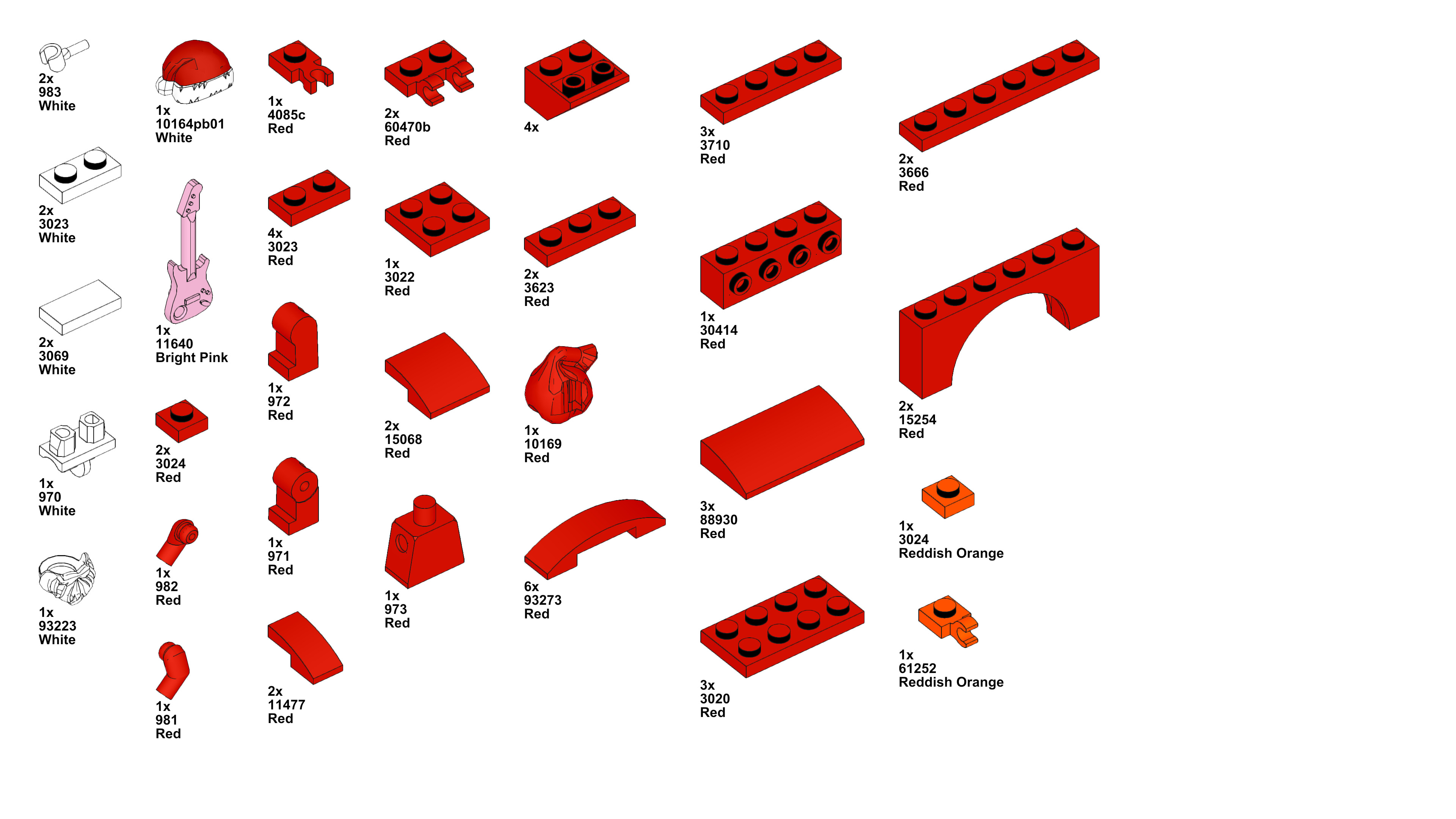 TwindBricks3D - 40499 Santa Sleigh 3D print model_6