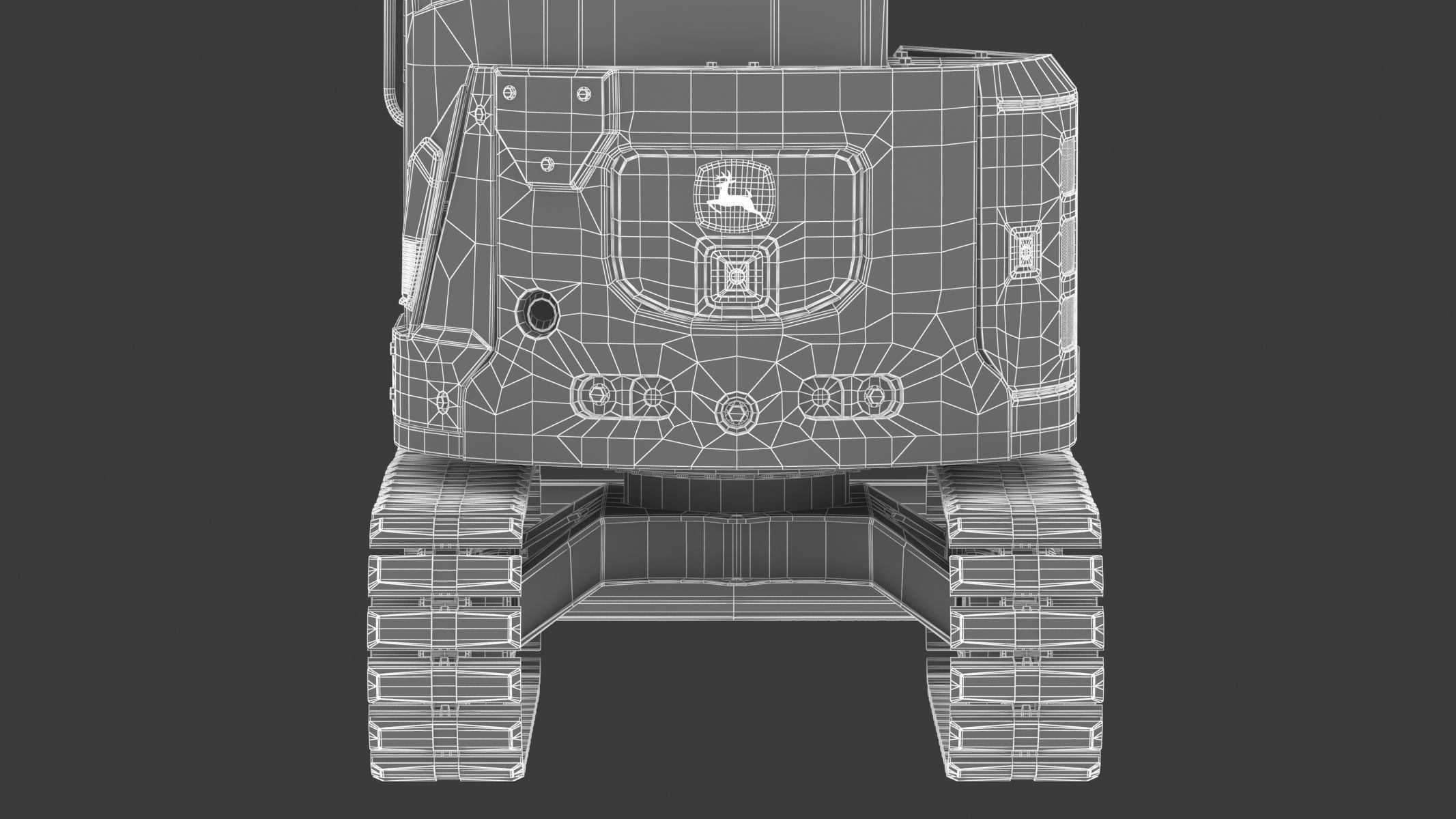 John Deere 30 P-Tier Compact Excavator 3D model_38