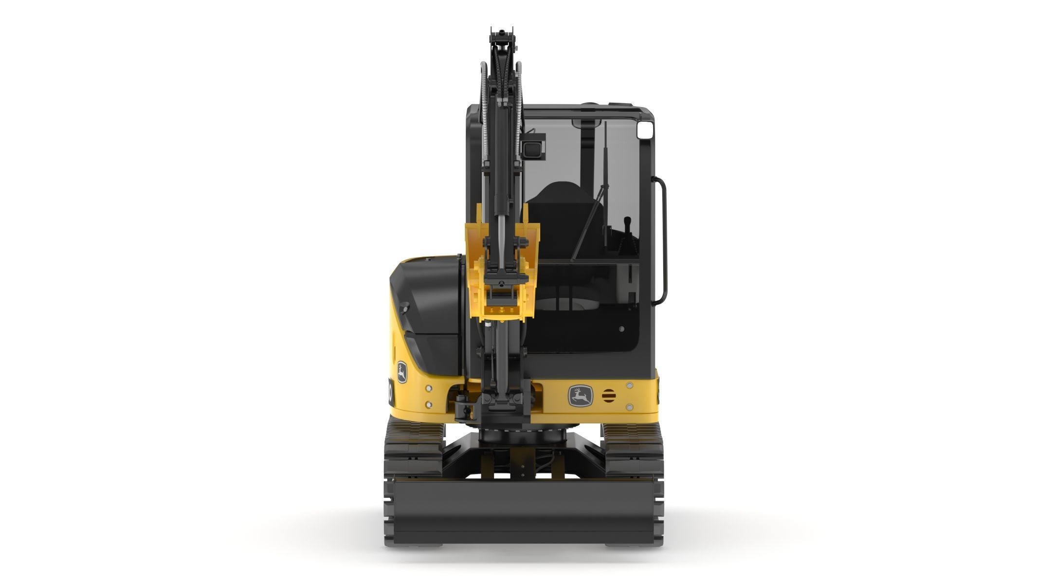 John Deere 30 P-Tier Compact Excavator 3D model_2