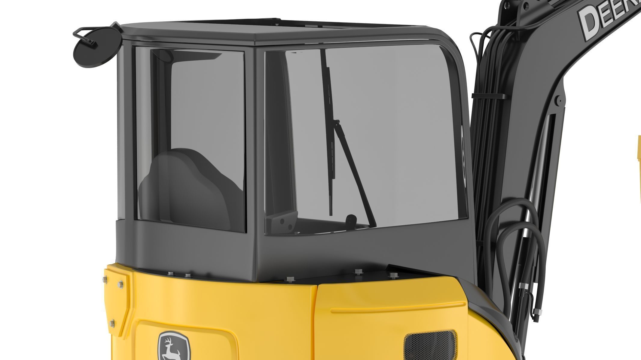 John Deere 30 P-Tier Compact Excavator 3D model_15