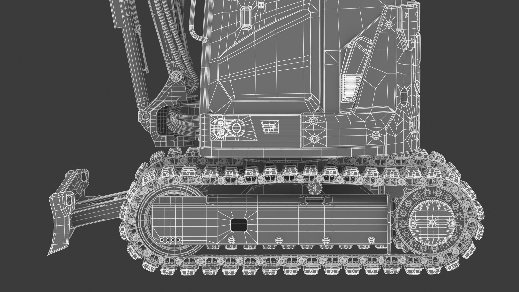 John Deere 30 P-Tier Compact Excavator 3D model_40