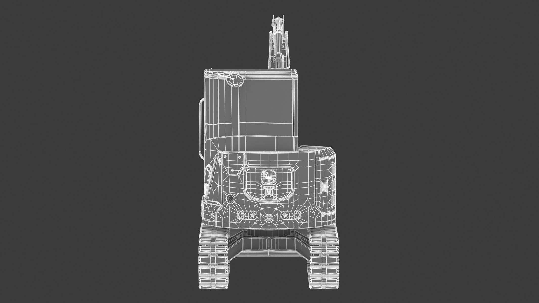 John Deere 30 P-Tier Compact Excavator 3D model_28
