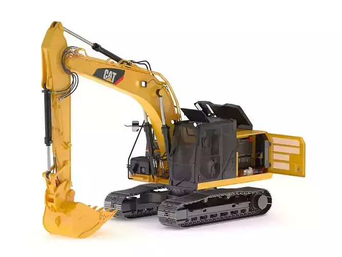 CAT Excavator Small 316 3D model