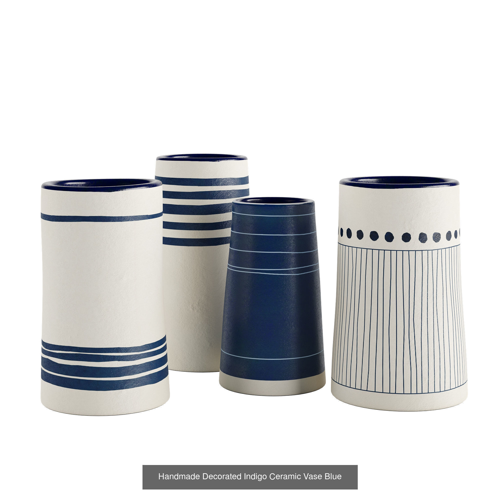 Hand painted ceramic vase collection _7