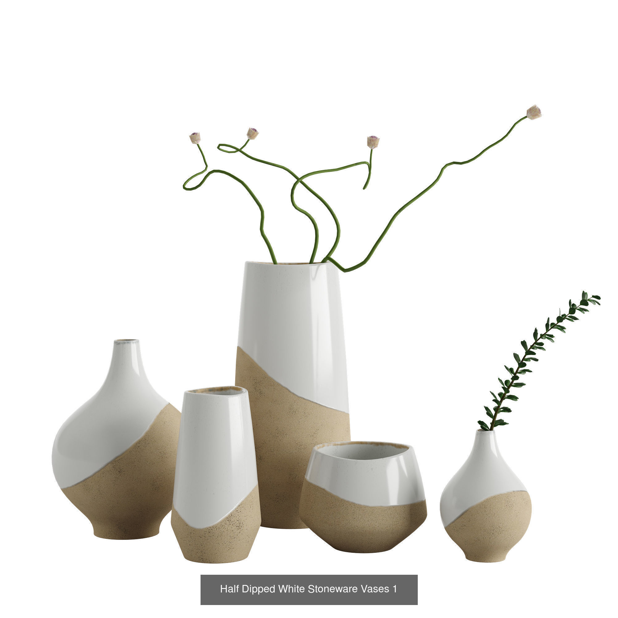 Hand painted ceramic vase collection _1