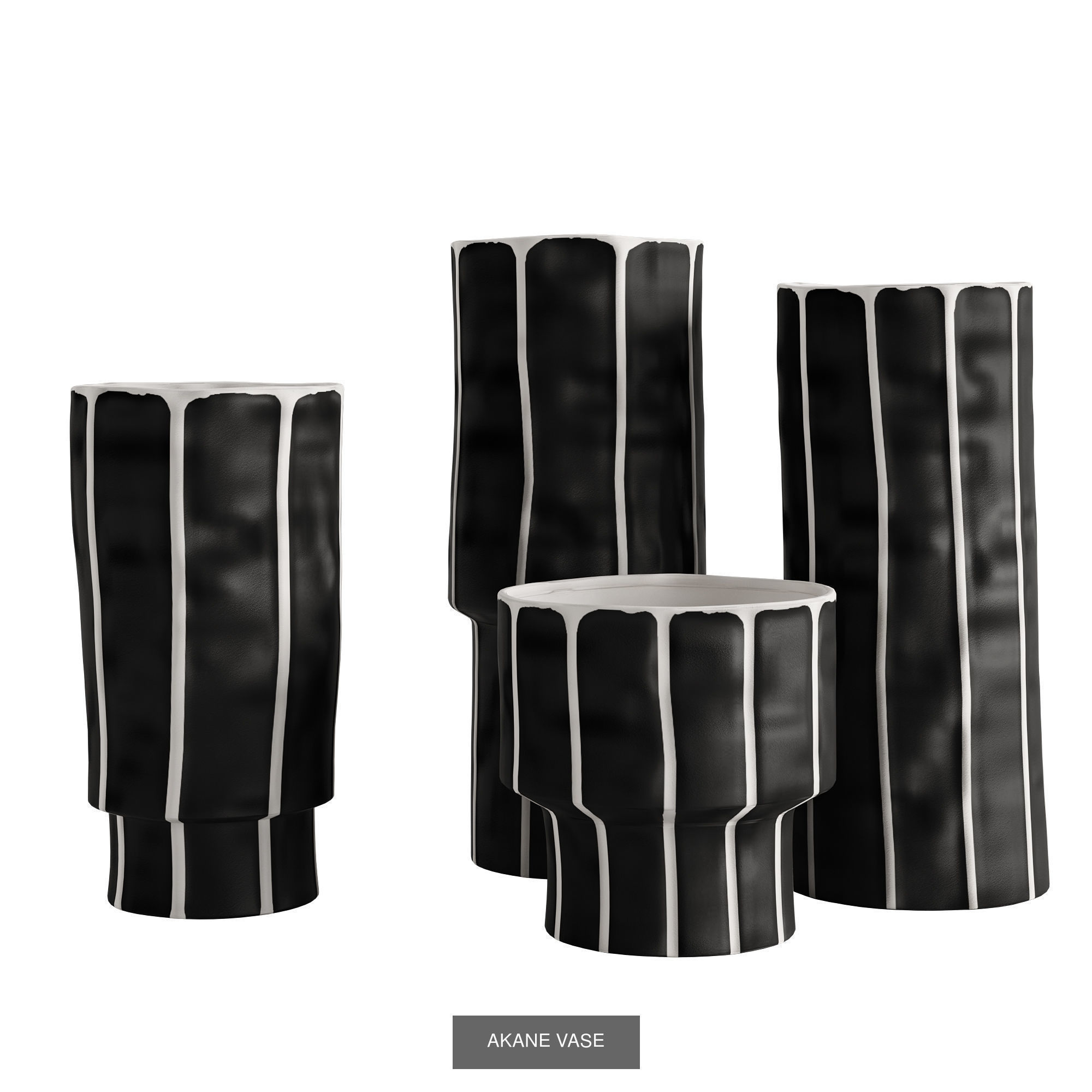 Hand painted ceramic vase collection _8