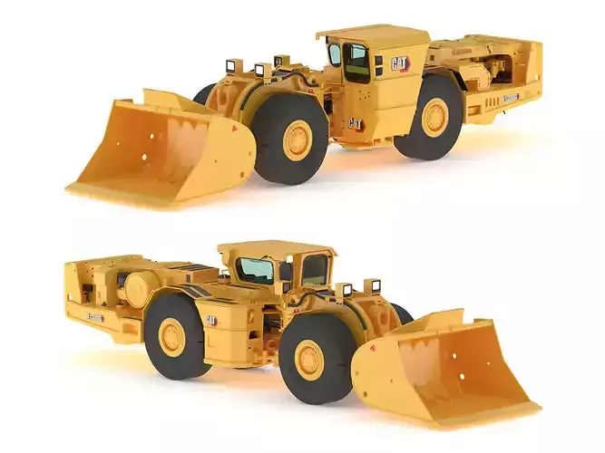 CAT Underground Mining Load Haul Dump LHD Loaders R1300G 3D model