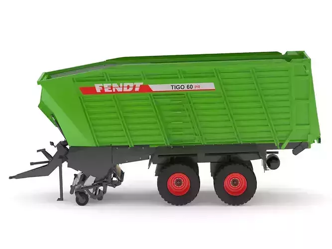 Fendt Tigo Forage Wagons 4 Wheels 3D model