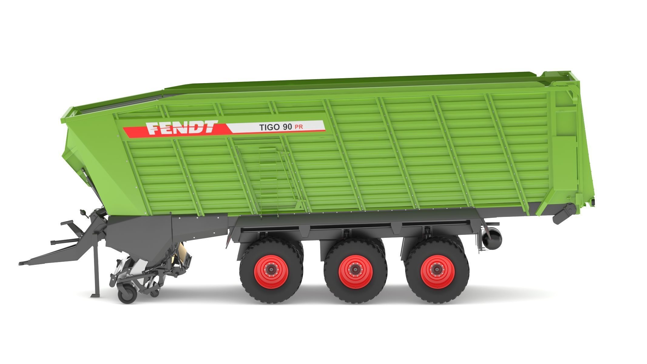 Fendt Tigo Forage Wagons 6 Wheels 3D model_5