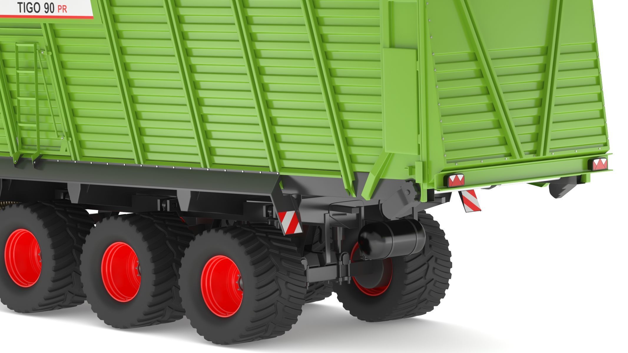 Fendt Tigo Forage Wagons 6 Wheels 3D model_14