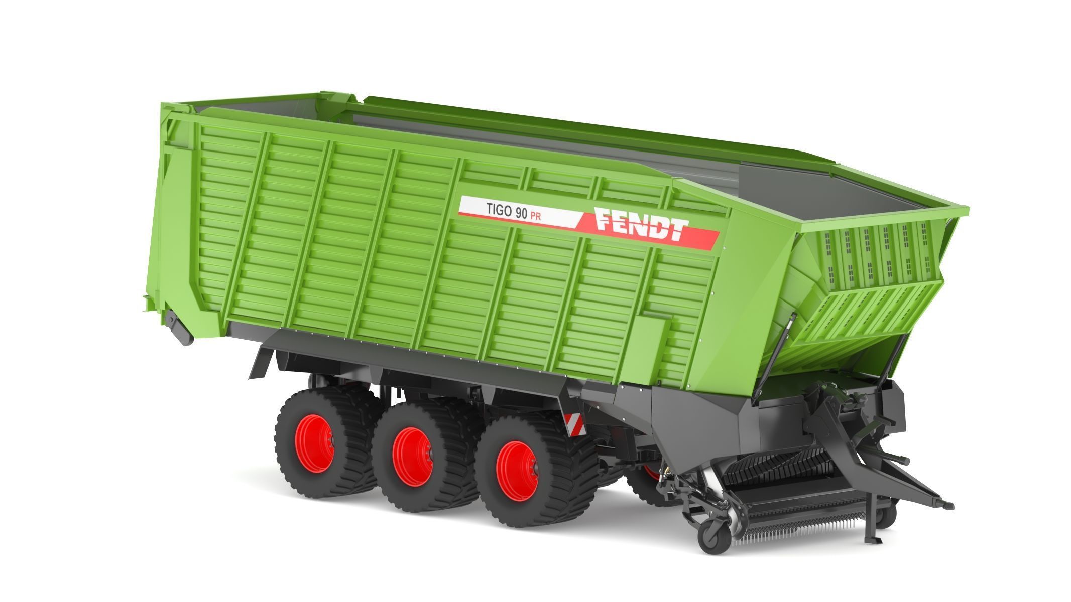 Fendt Tigo Forage Wagons 6 Wheels 3D model_8