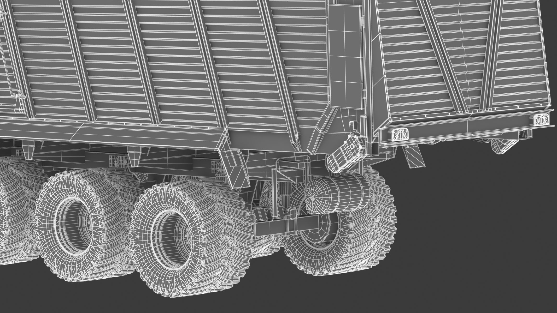 Fendt Tigo Forage Wagons 6 Wheels 3D model_34