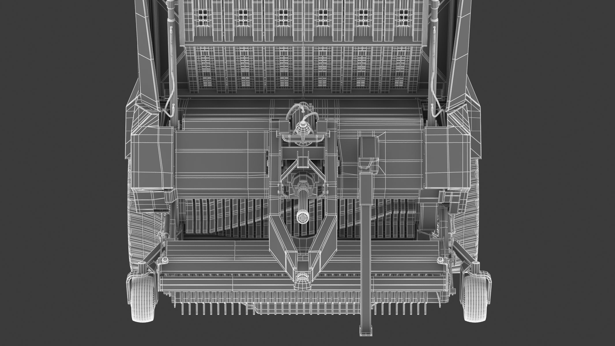 Fendt Tigo Forage Wagons 6 Wheels 3D model_37