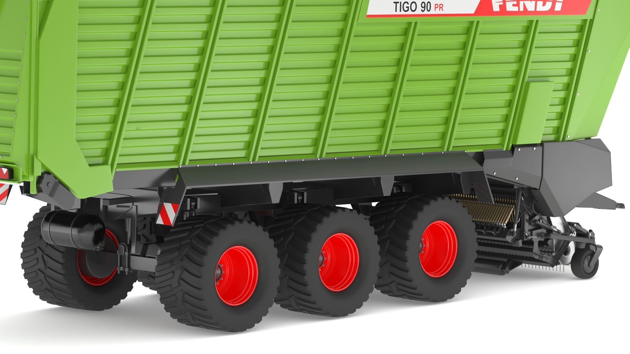 Fendt Tigo Forage Wagons 6 Wheels 3D model_12