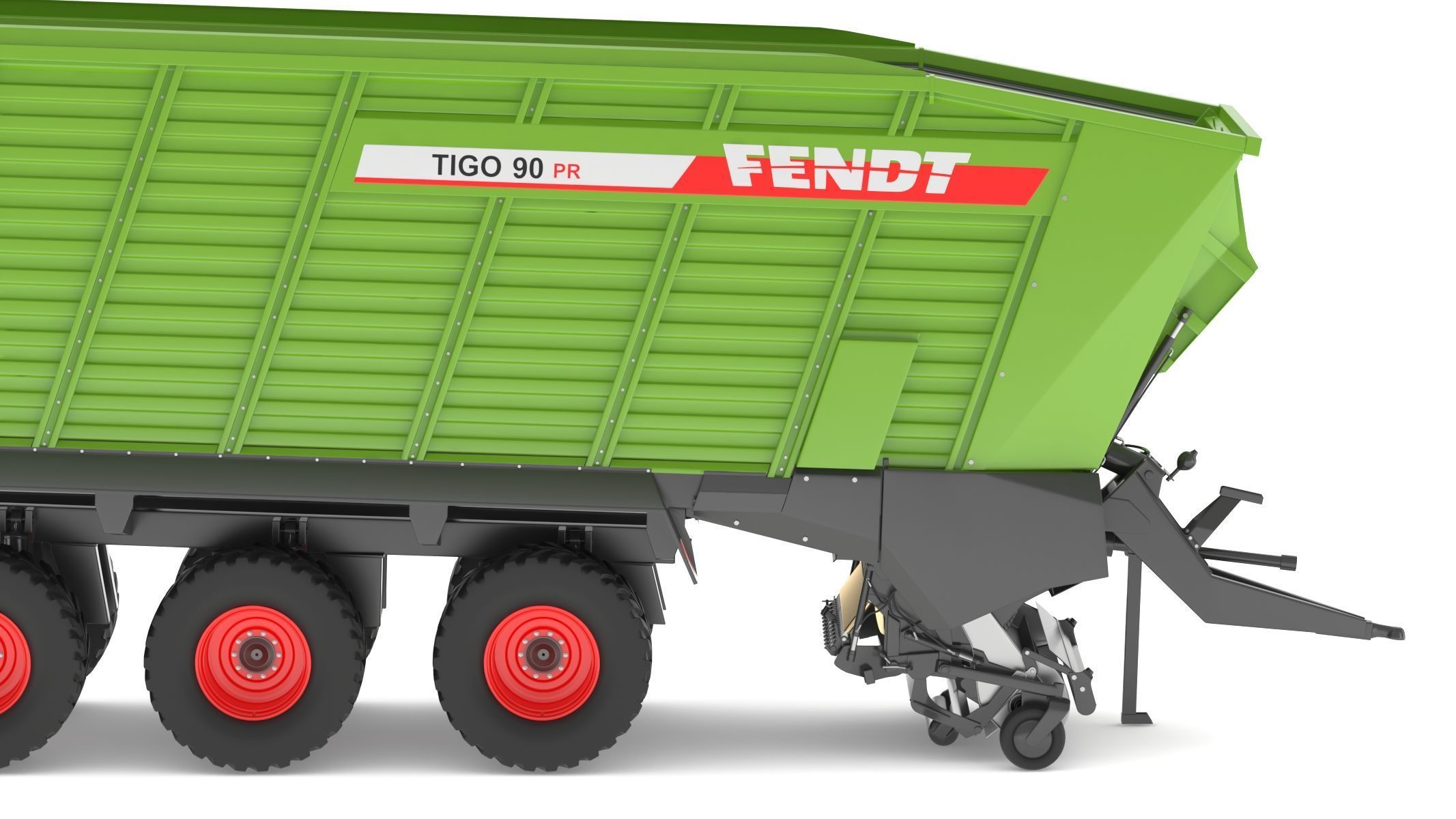 Fendt Tigo Forage Wagons 6 Wheels 3D model_11