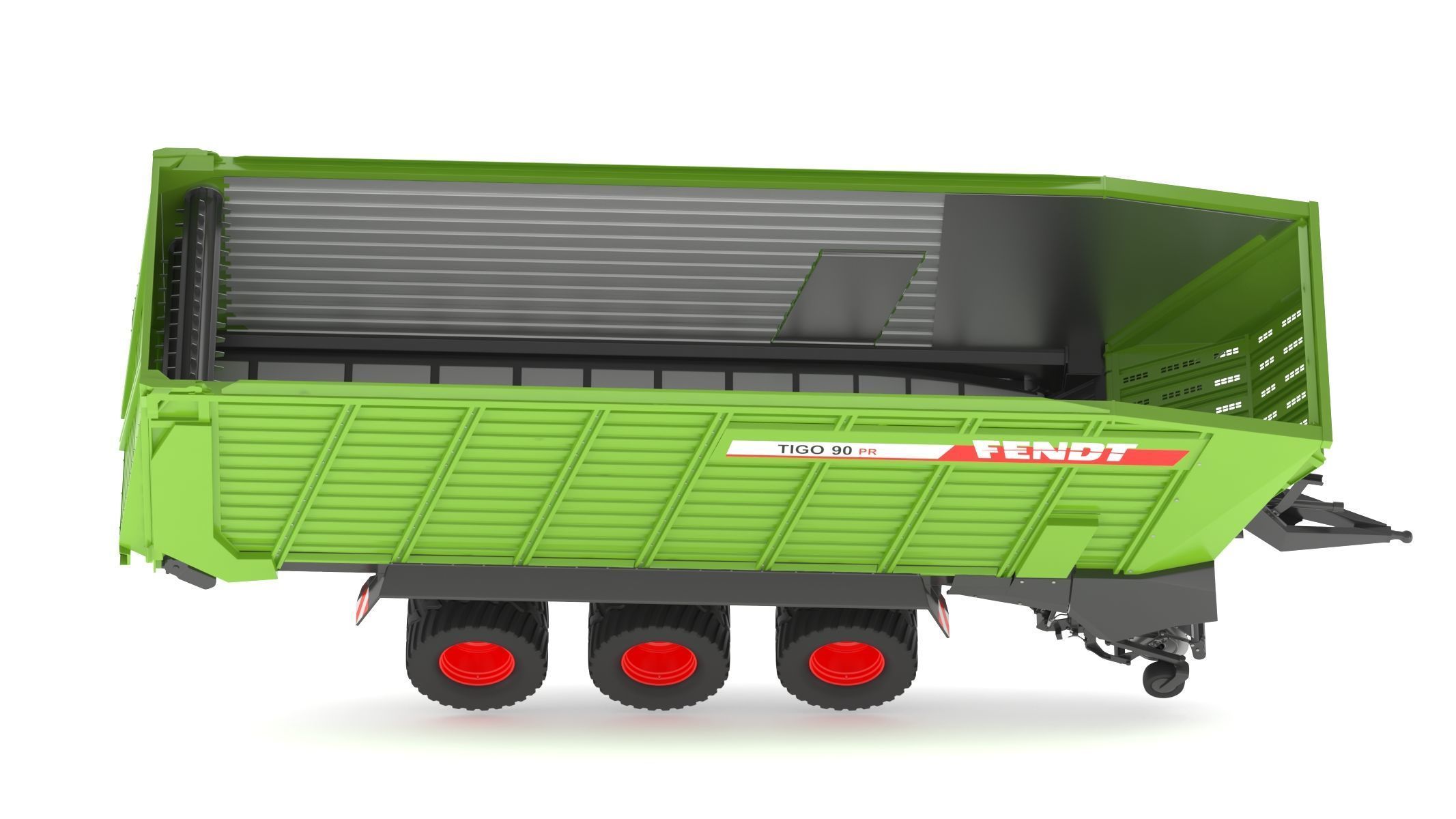 Fendt Tigo Forage Wagons 6 Wheels 3D model_9