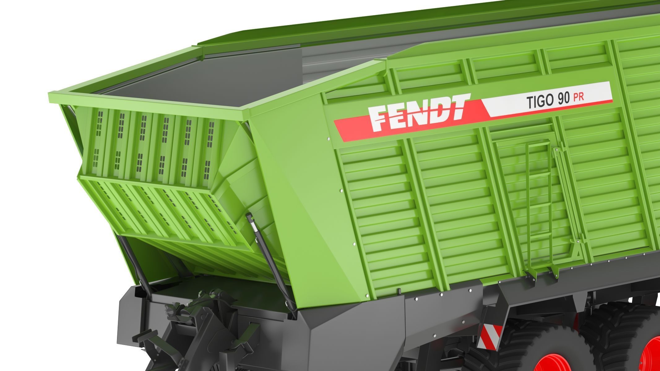 Fendt Tigo Forage Wagons 6 Wheels 3D model_16