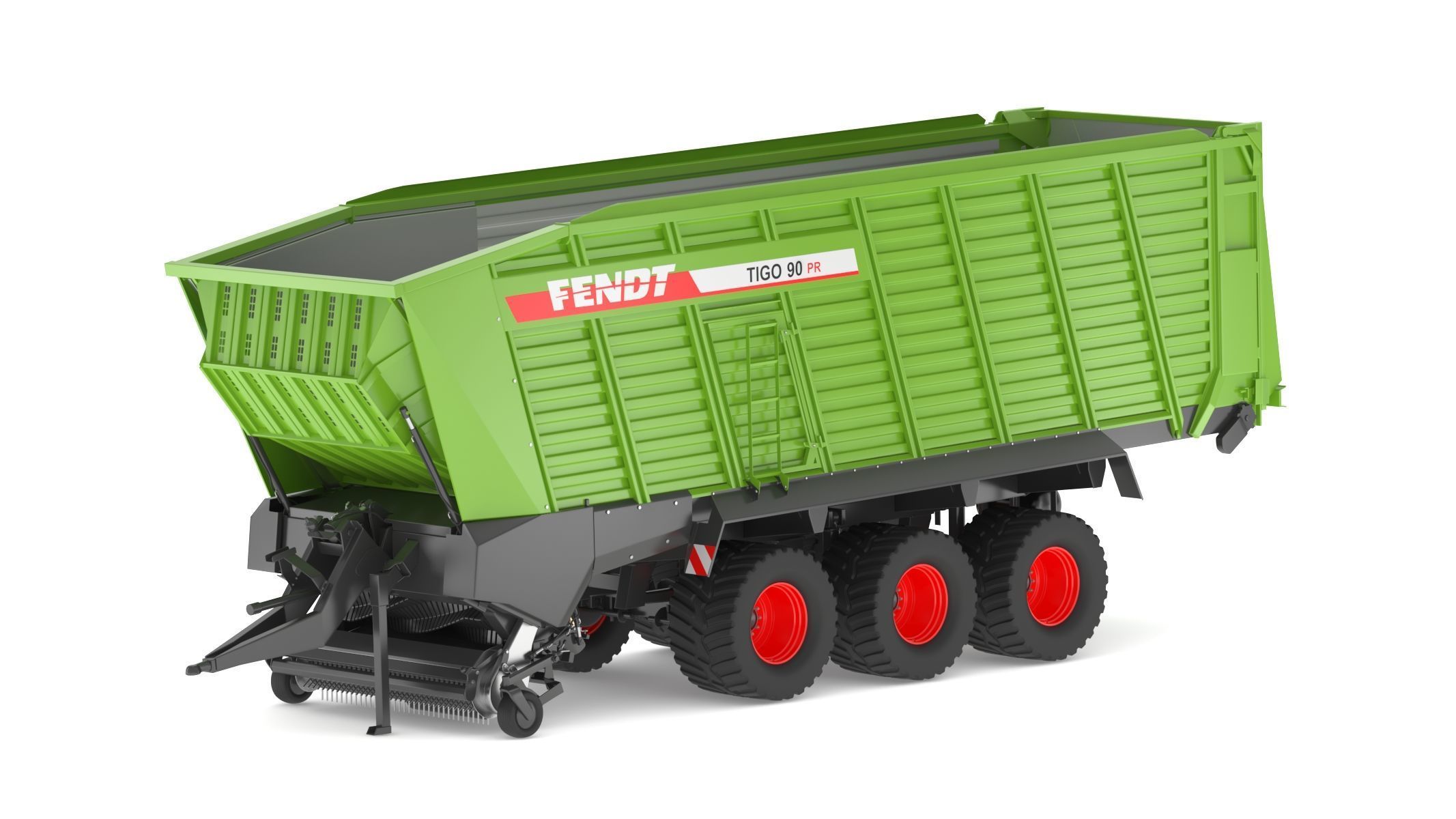 Fendt Tigo Forage Wagons 6 Wheels 3D model_6