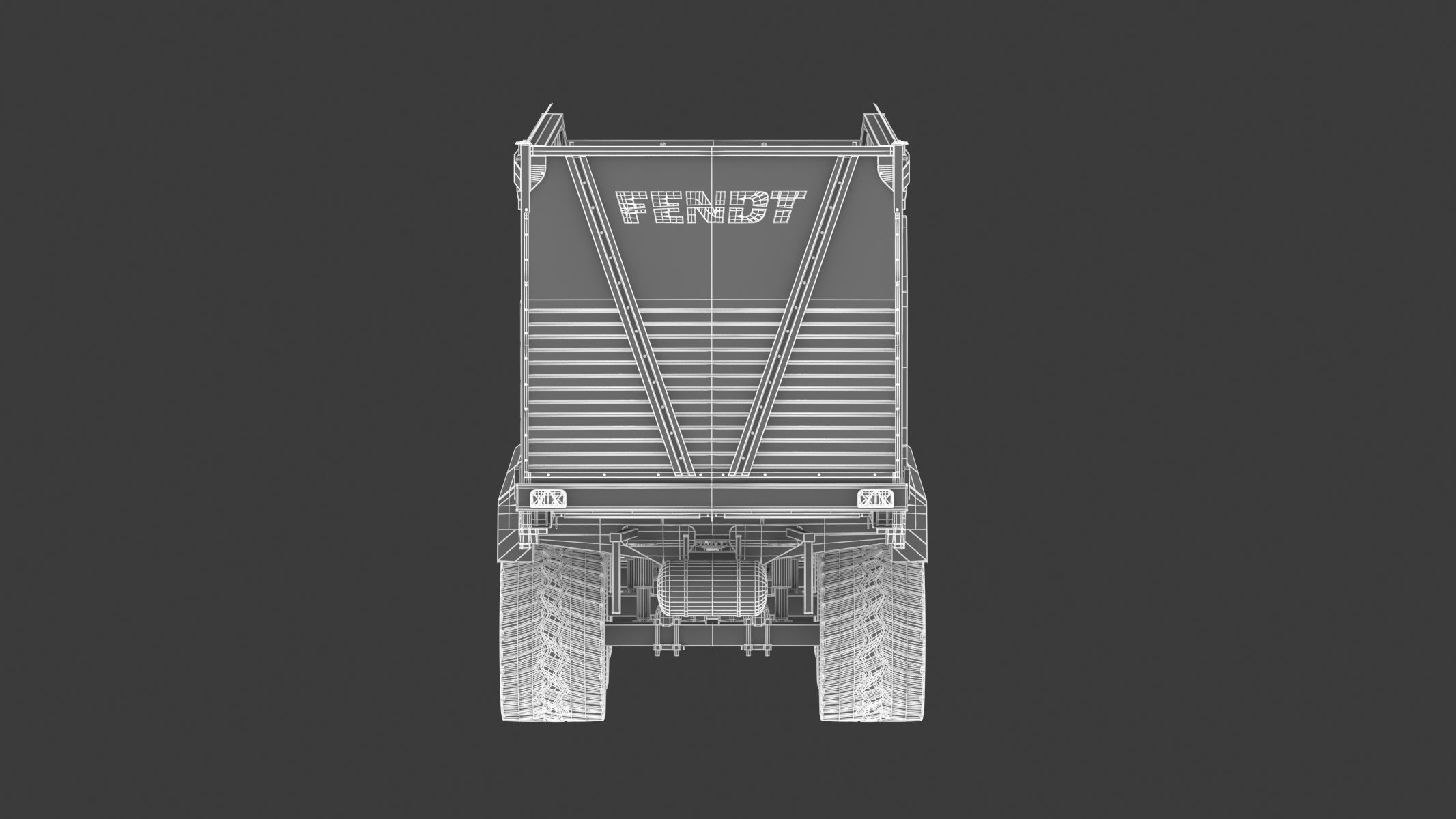 Fendt Tigo Forage Wagons 6 Wheels 3D model_23