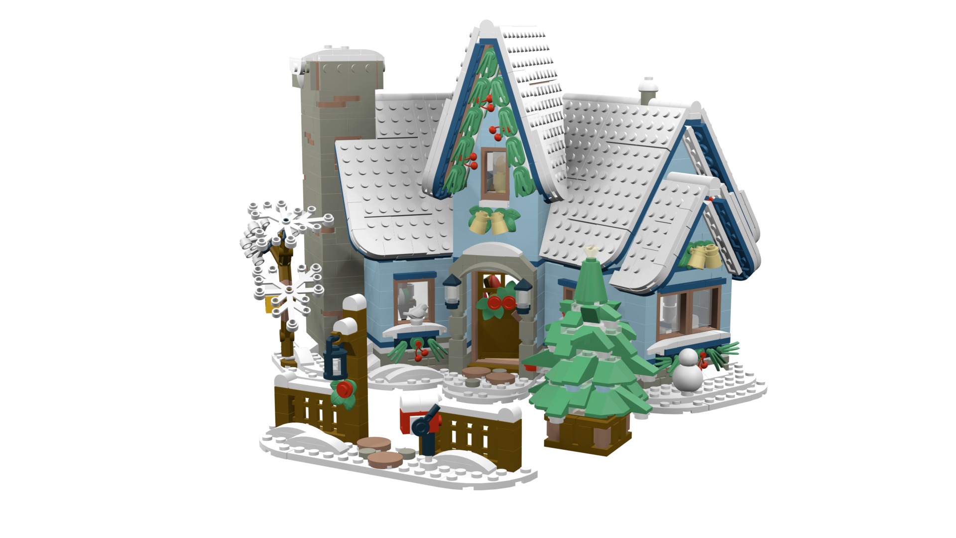 MocBricks3D - Lego 10293 Santa Visit 3D print model_54
