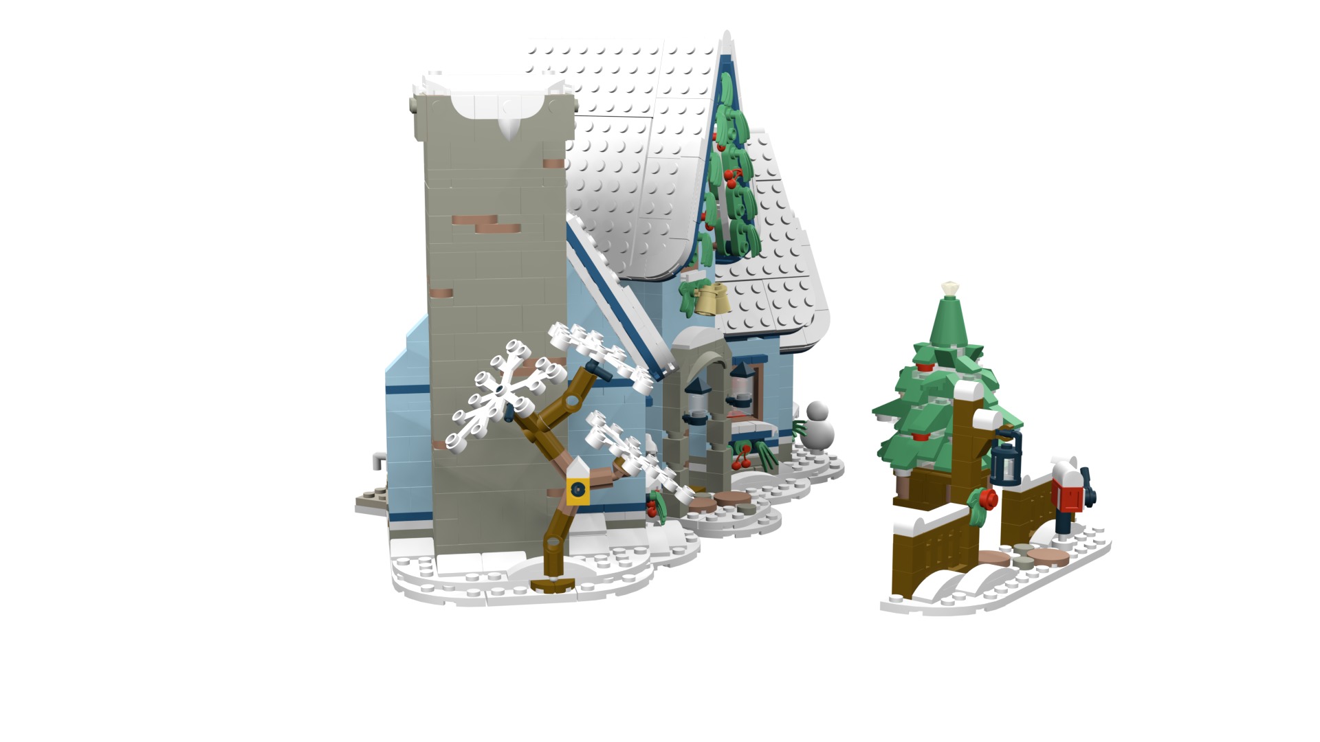 MocBricks3D - Lego 10293 Santa Visit 3D print model_20