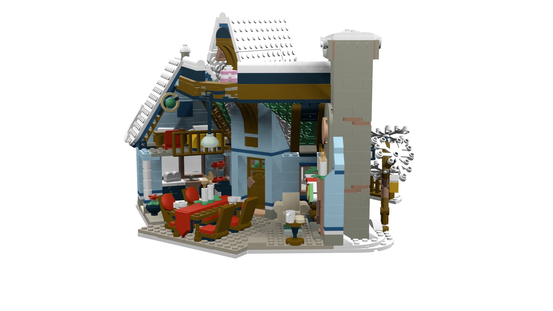 MocBricks3D - Lego 10293 Santa Visit 3D print model_30